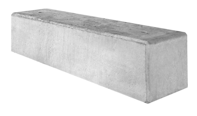 Betonový blok hladký bez vzoru