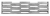 Dekor 100: 3D betonový plot s horizontálními mezerami
