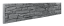 Betonový plot PREMIUM, dekor lámaný kámen, deska 207*40*4,5 cm - barva: Okrová