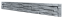 Dekor 4a: Betonový plot s imitací štípaného kamene, nízká varianta desky, deska 200*25*4 cm - barva: Šedá