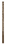 Betonový sloupek, dekor štípaný kámen - koncový levý sloupek, barva hnědá