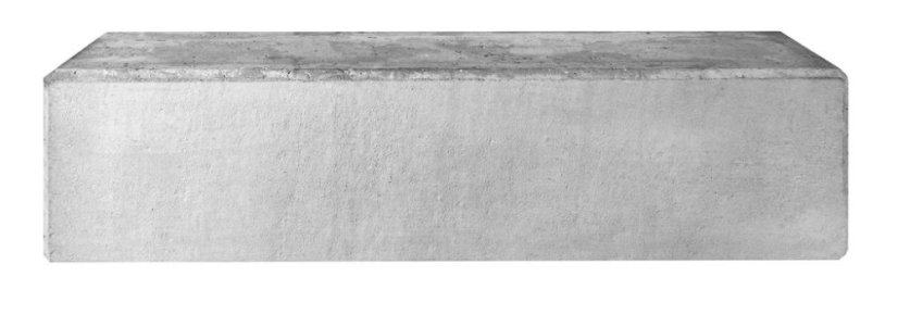 Betonový blok hladký bez vzoru