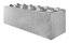 Betonový blok hladký bez vzoru se zuby