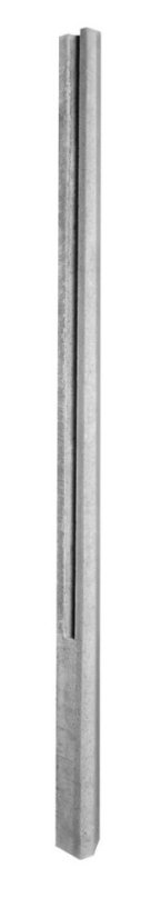 Betonový sloupek,  hladký dekor - rohový sloupek - Nadzemní výška sloupku: 200 cm