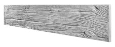Dekor 37a: Betonový plot rustikální s designem dřevěných prken, deska 200*40*4 cm