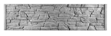 Betonový plot s věrnou texturou kamenné zdi, deska 200*50*4 cm