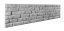 Dekor 1: Betonový plot s imitací kamene, deska 200*50*4 cm - barva: Šedá