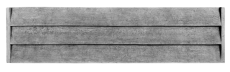 Betonový plot se vzhledem vystouplých dřevěných desek, deska 200*50*4 cm