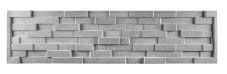 Dekor 102: 3D betonový plot s efektem stínovaných kvádrů