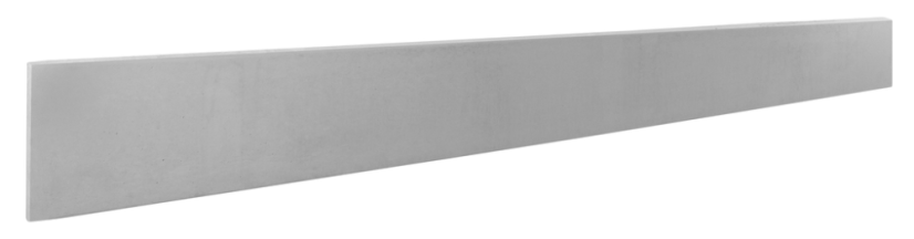 Podhradbová deska, hladký dekor - Velikost: 295 x 30 x 4 cm