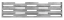 Dekor 100: 3D betonový plot s horizontálními mezerami - barva: Hnědá