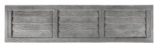 Betonový plot s imitací vodorovných dřevěných prken s rámem, deska 200*50*4 cm