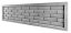 Dekor 2: Betonový plot, cihlový vzor s rámem, deska 200*50*4 cm - barva: Šedá
