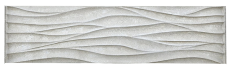 Dekor 103: 3D betonový plot s vlnitým reliéfem
