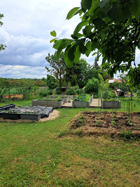 Betonové vyvýšené záhony