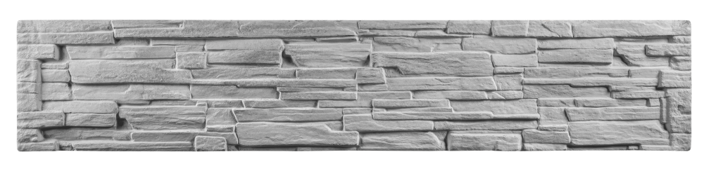 Betonový plot PREMIUM, dekor štípaný kámen