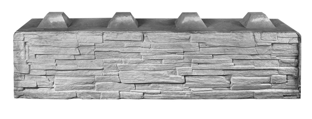 Otisk štípaný kámen na bloky šířka 40 cm